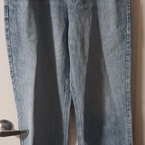 Garage Blue Flare Wide Leg Jeans